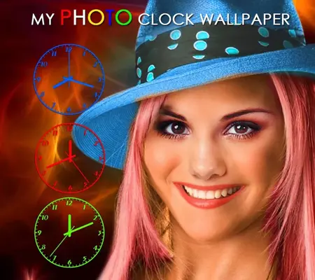 My Photo Clock Wallpaper android App screenshot 0