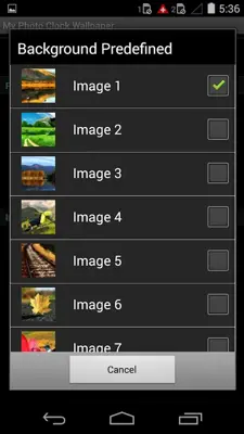 My Photo Clock Wallpaper android App screenshot 4